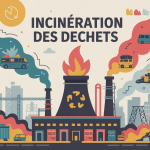 Usine de traitement incinération des déchets avec gestion énergétique
