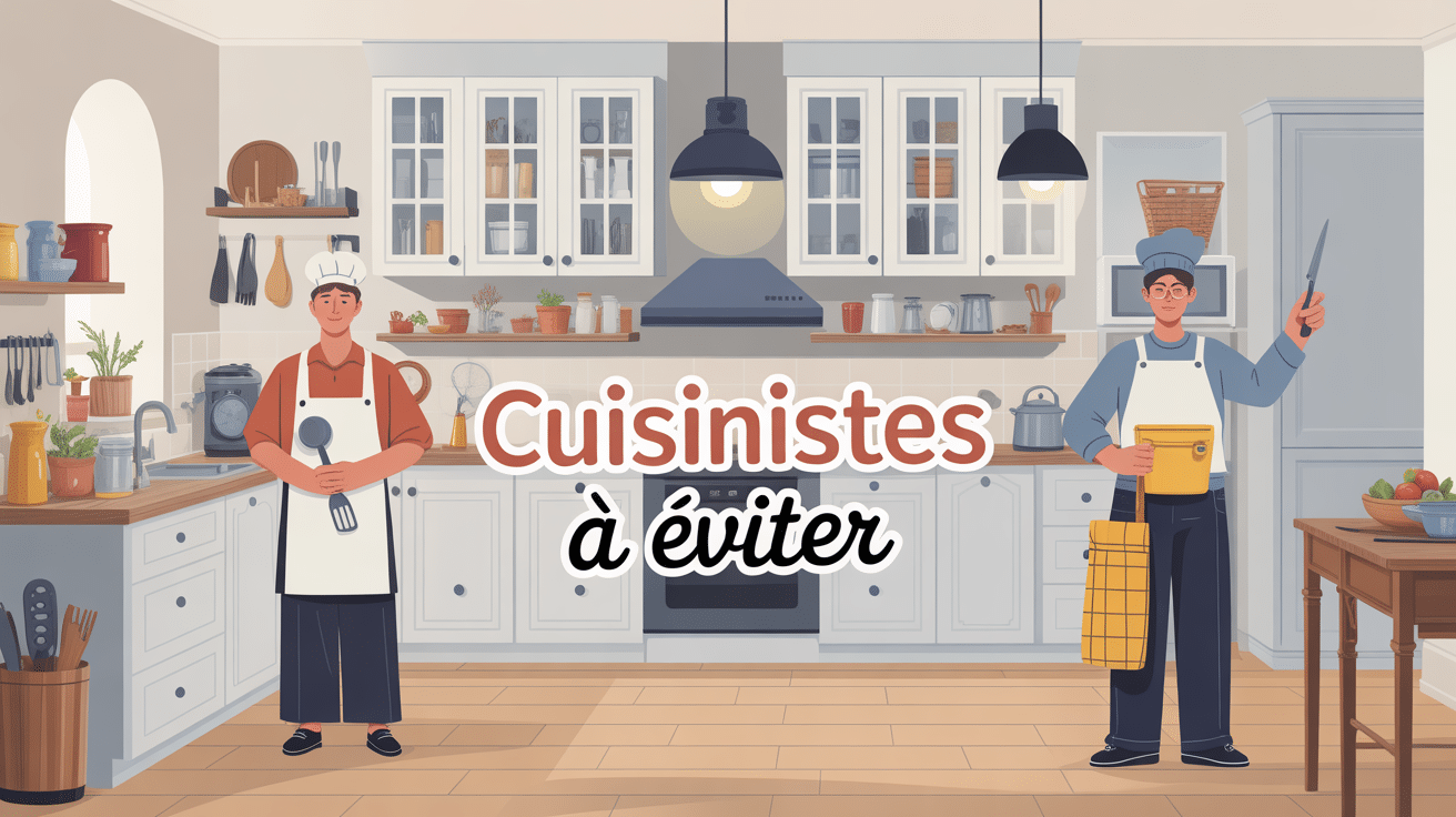 Illustration moderne les cuisinistes à éviter