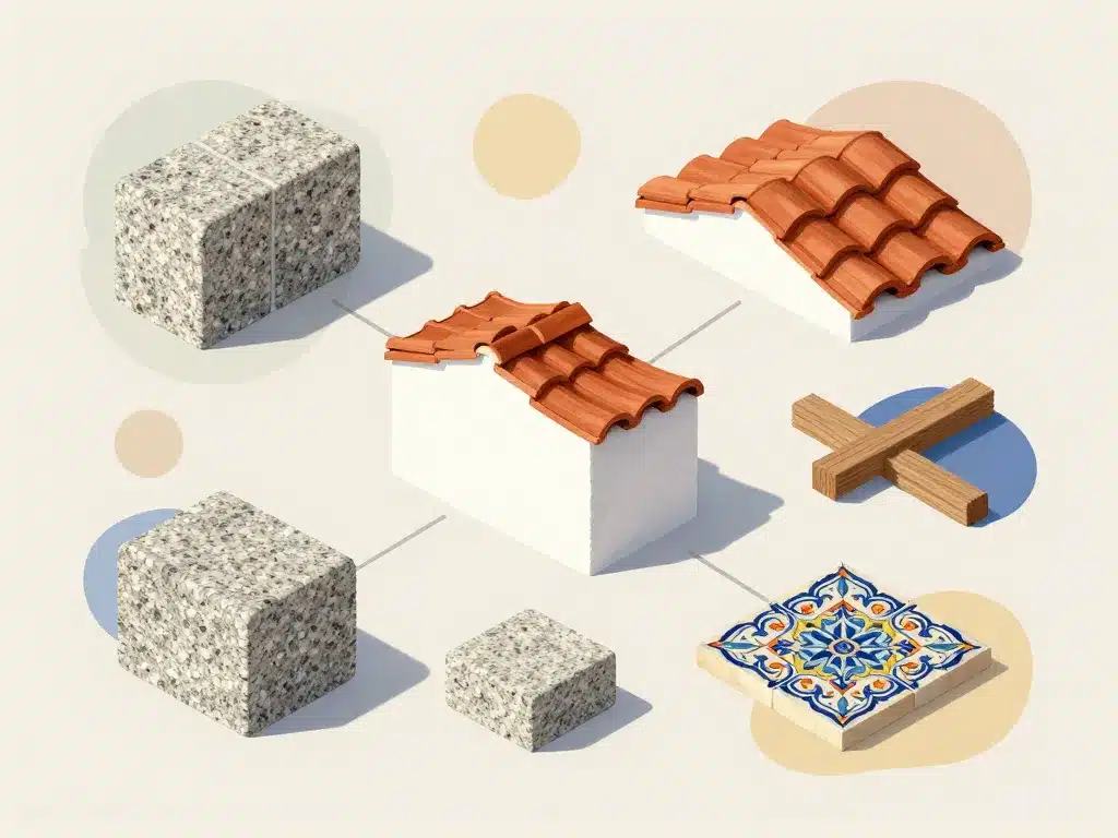 maison portugaise granite tuiles azulejos bois déco