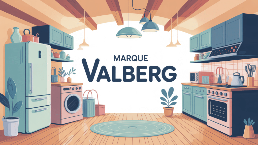 Illustration d’électroménager accessible marque Valberg quelle origine