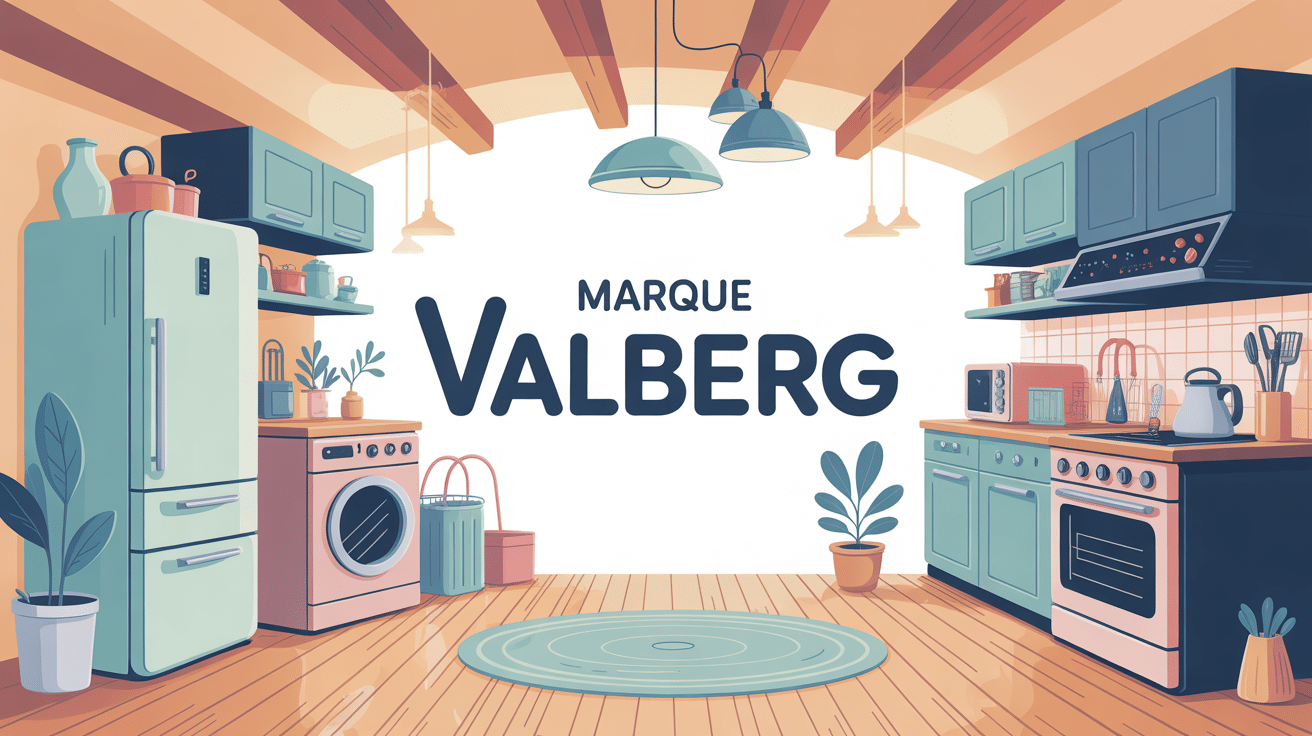 Illustration d’électroménager accessible marque Valberg quelle origine
