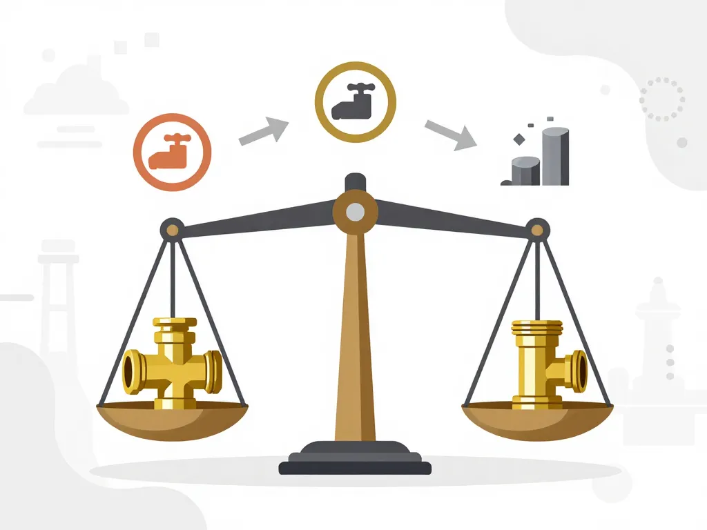 Schéma concept du prix du laiton au kilo