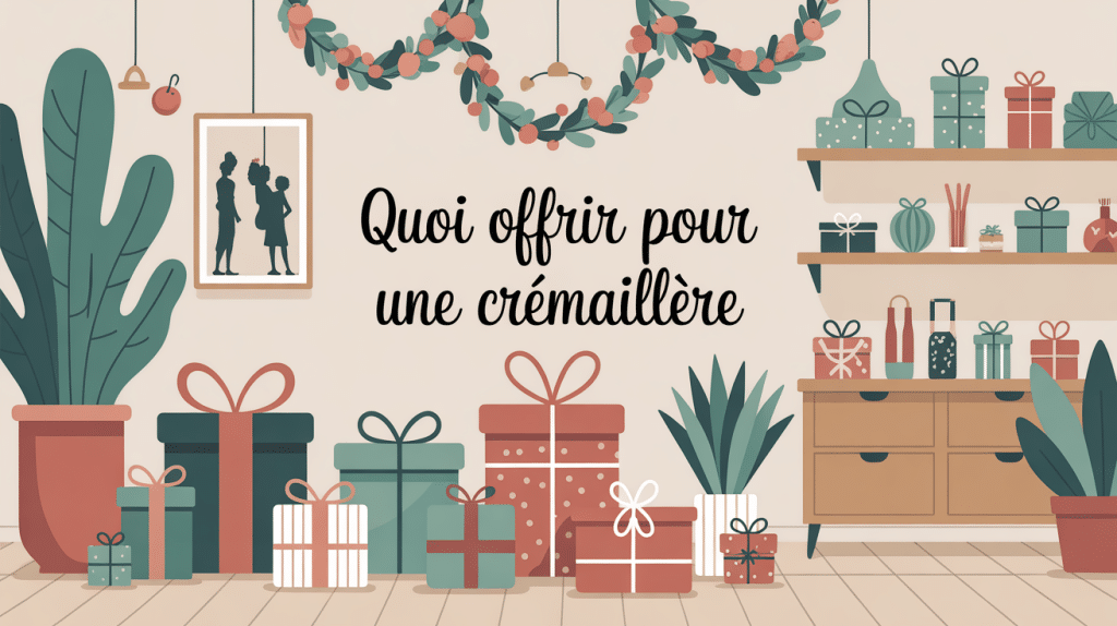 quoi offrir pour une crémaillère illustration ambiance conviviale