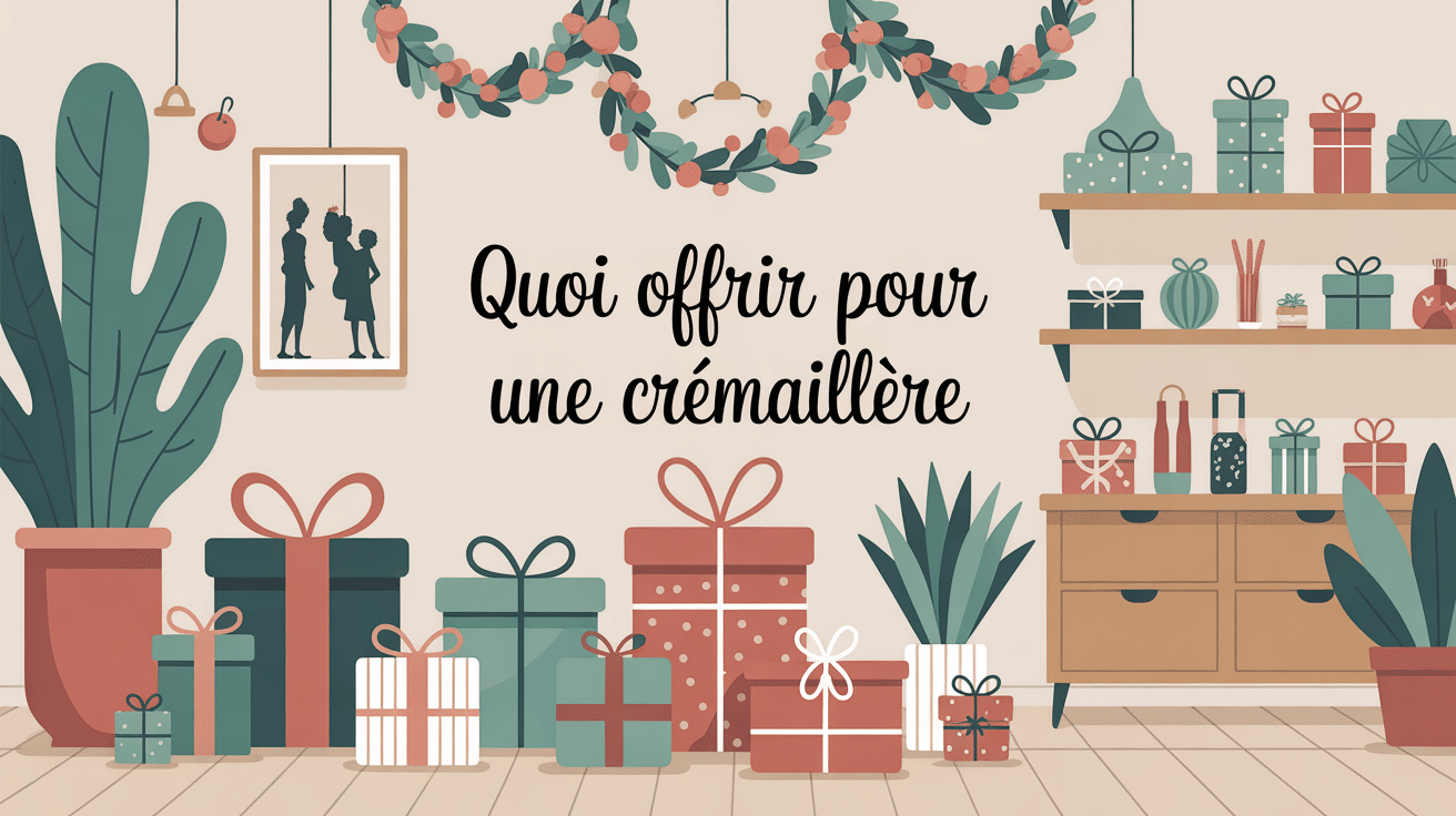 quoi offrir pour une crémaillère illustration ambiance conviviale