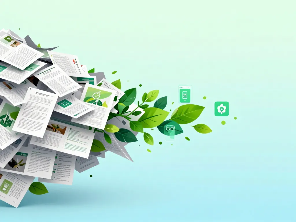 stop pub alternatives numériques et réduction déchets