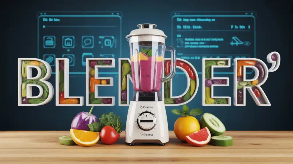 blender définition cuisine et logiciel 3D