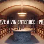 cave à vin enterrée prix illustration