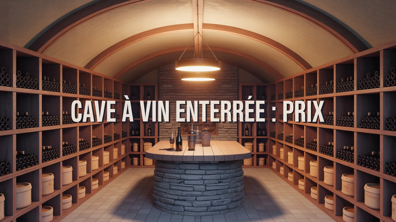 cave à vin enterrée prix illustration