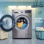 lave-linge 20 kg professionnel tambour ouvert