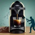 Nespresso problème écoulement vue coupe