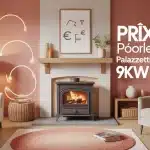 poêle à granulés palazzetti 9kw prix salon chaleureux