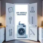 problème ouverture porte lave-vaisselle encastrable