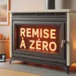 Remise a zero poele a granule illustration