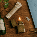 briquet a essence flamme accessoires bois