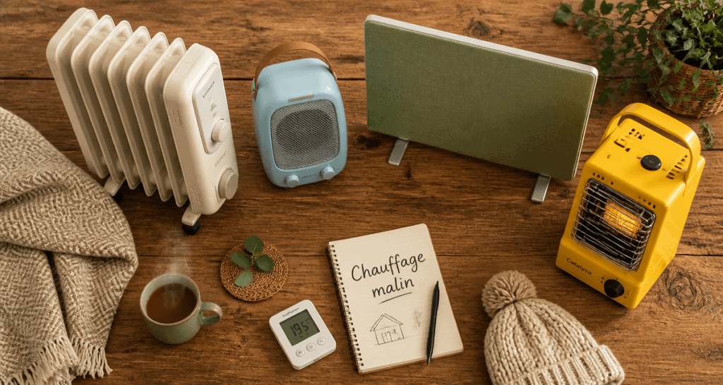 chauffage d'appoint basse consommation appareils sur table