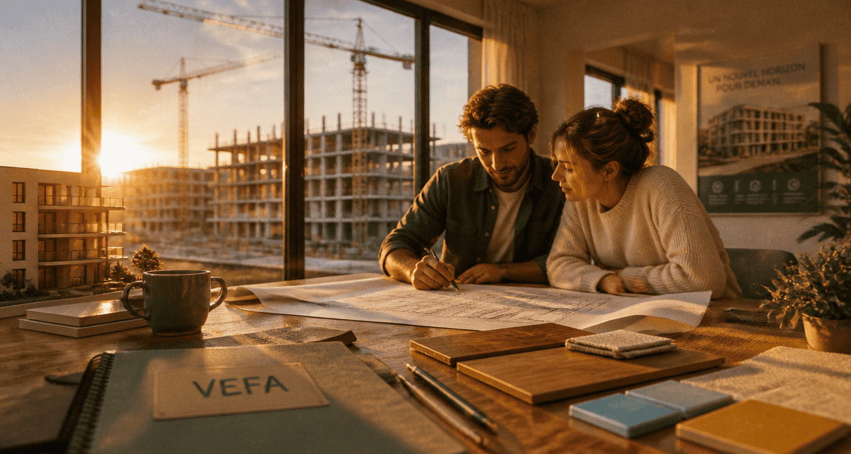 Faut il acheter en VEFA aujourd'hui couple consultant plans appartement