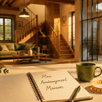 mon amenagement maison salon bois verriere