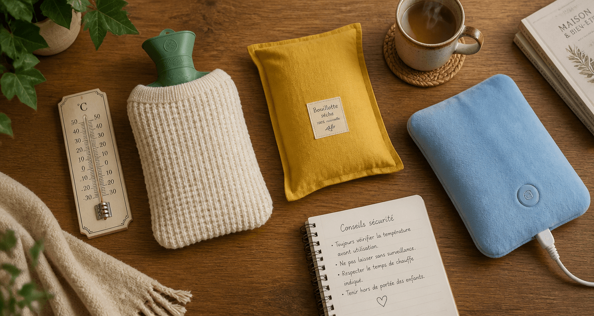 ou acheter une bouillotte différents modèles sur table