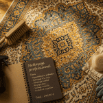 ou faire nettoyer un tapis orient sur parquet avec accessoires nettoyage