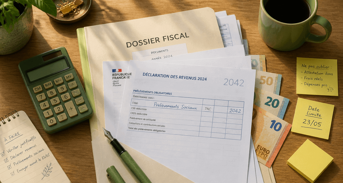 prelevement sociaux sur revenu foncier dossier fiscal