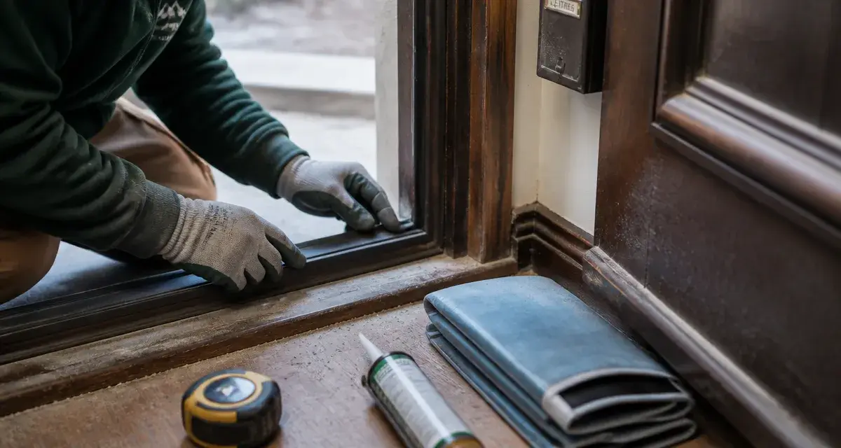 Comment isoler une porte d’entrée : joint et bas de porte pour bloquer le froid