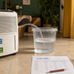 Déshumidificateur consommation : coût kWh et calcul des charges