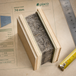 epaisseur isolation placo : cloison placo avec isolation et deux plaques BA13