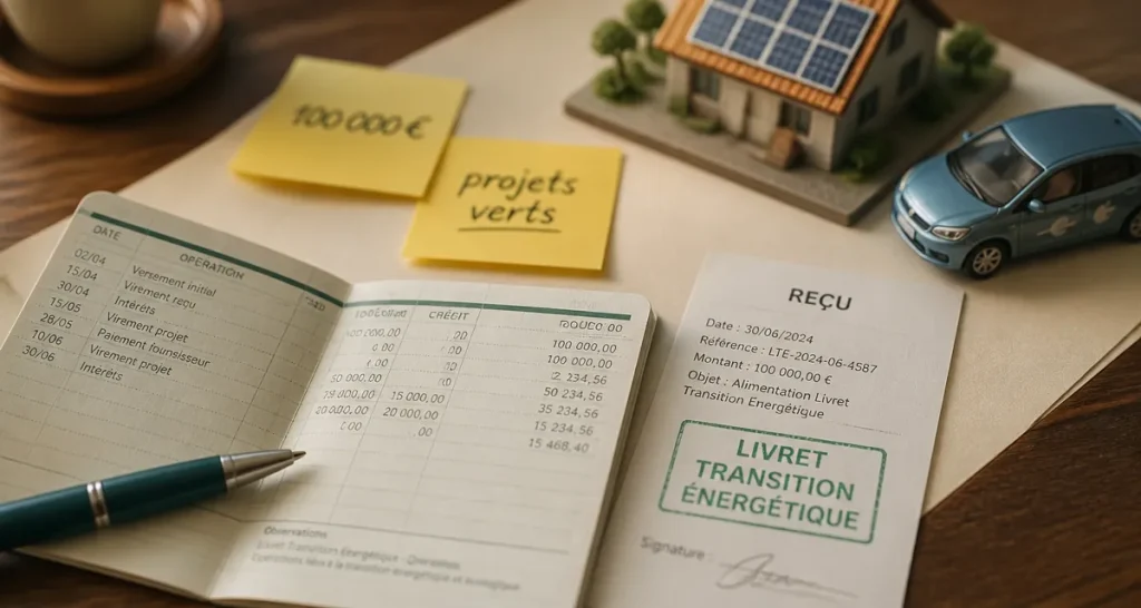 Livret transition énergétique 100 000 € pour projets verts, économie locale