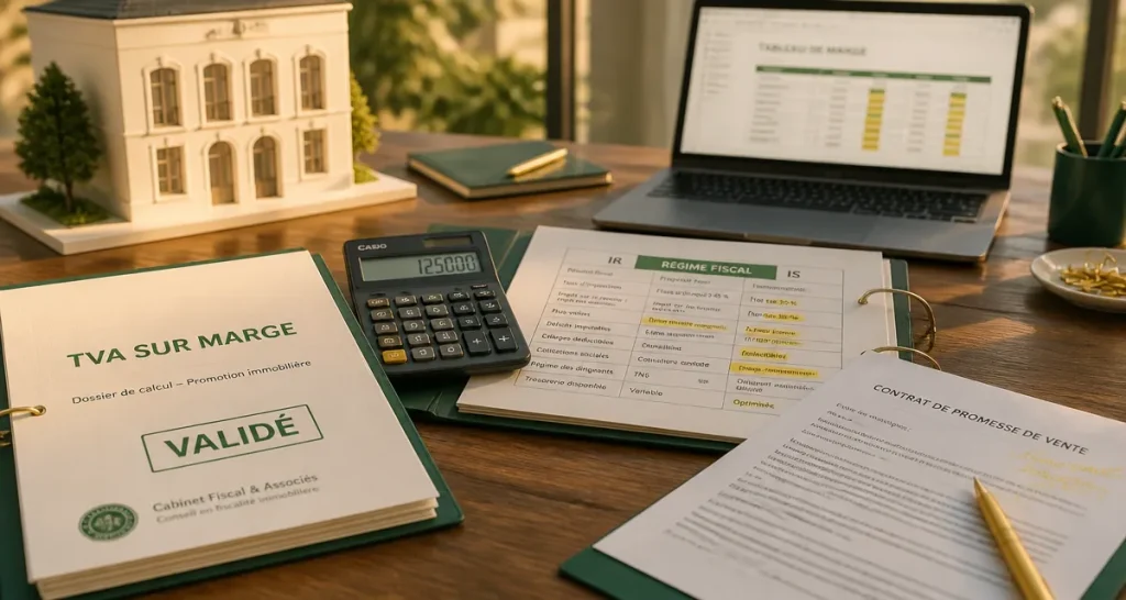 Marchand de bien fiscalité : dossier TVA sur marge et calculs immobiliers