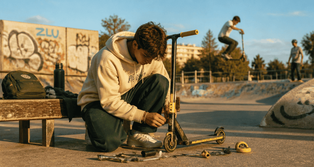 marque trottinette freestyle rider skatepark