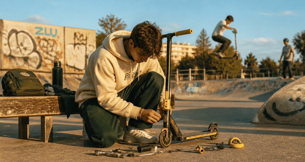 marque trottinette freestyle rider skatepark