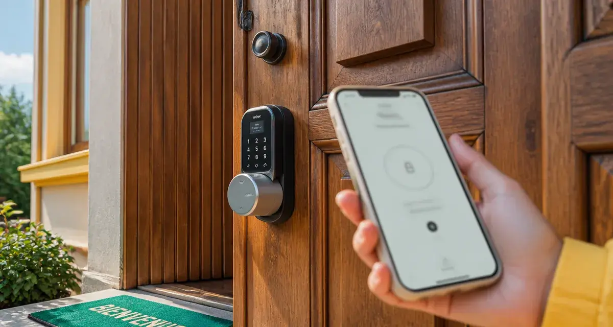 Meilleure serrure connectée pour sécurité et accès à distance