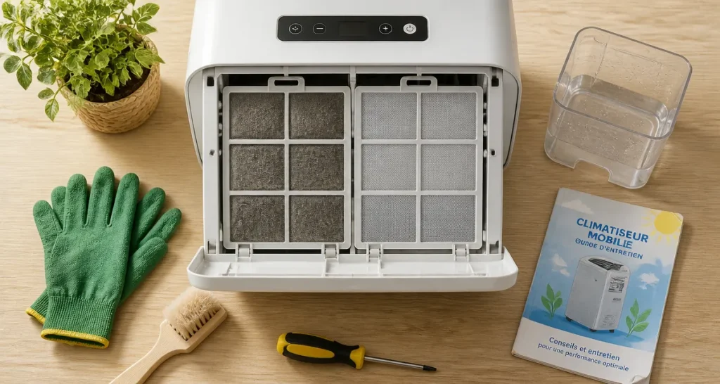 réparation climatiseur mobile filtre et entretien