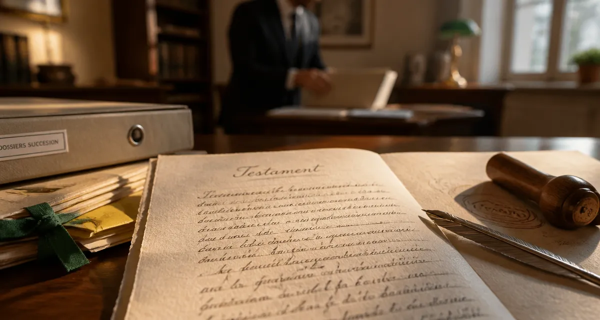 Succession sans enfant avec testament : testament sur table, reprise du patrimoine