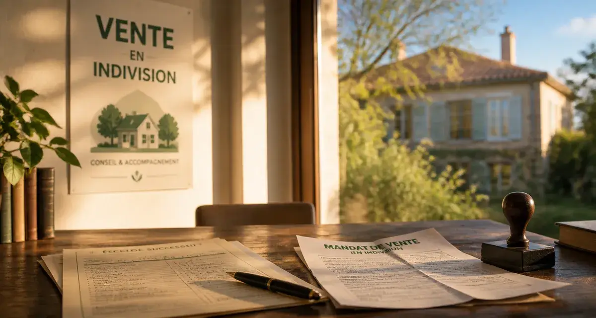 Vente maison en indivision entre frère et sœur : dossiers et mandat de vente