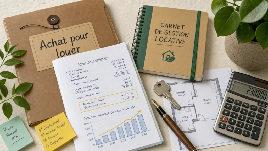Achat pour location : rentabilité, apport et fiscalité à maîtriser