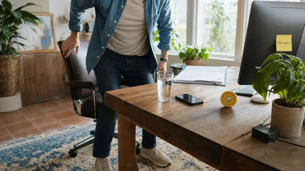 Bouger plus au quotidien : pause active au bureau, se lever et bouger