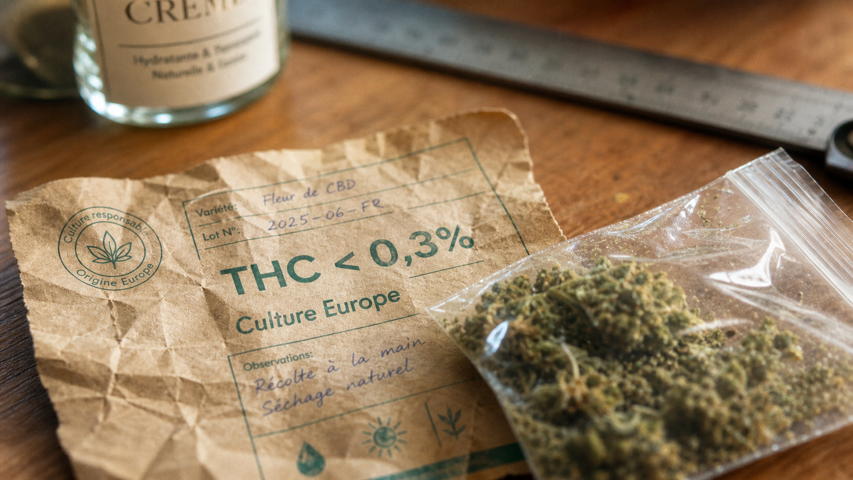 CBD pas cher origine : fleurs européennes, THC < 0,3%