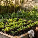 Comment faire un potager quand on débute : carré potager 6 m², 30 cm de terre