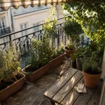 Créer un coin de verdure sur son balcon : pots stables, ombre et intimité