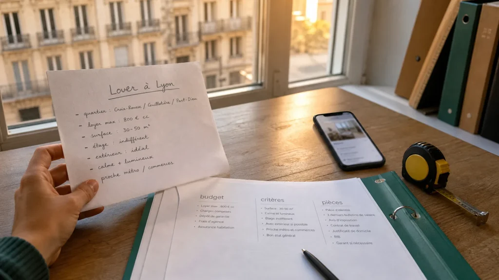 Louer appartement lyon : dossier de location prêt avant la visite