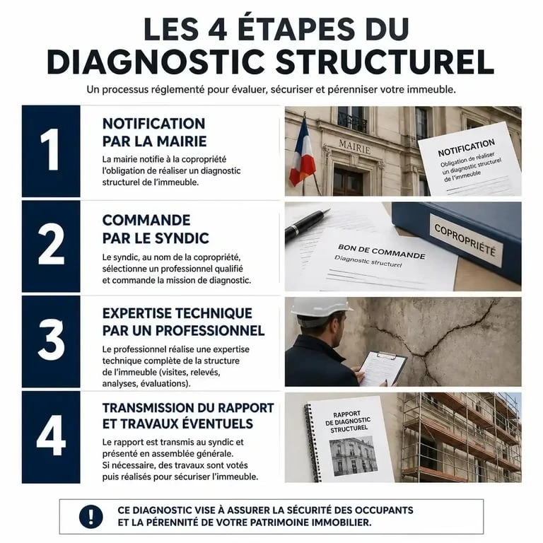 Processus du diagnostic structurel obligatoire pour les immeubles collectifs