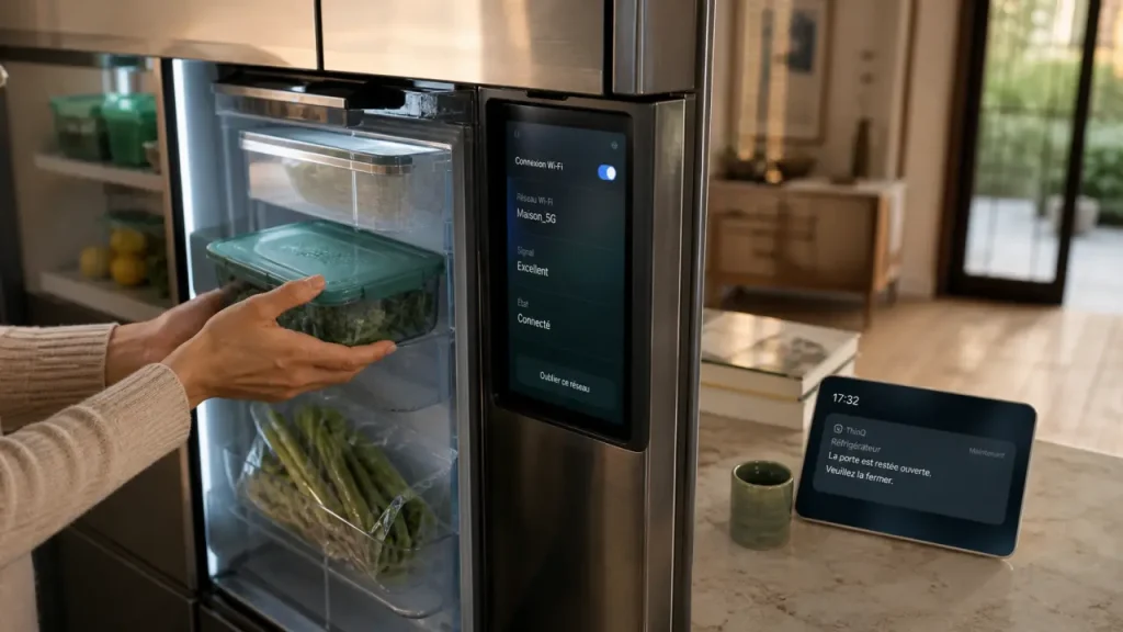 WiFi, 637 L et ±0,5°C : ce que vaut un frigo LG connecté au quotidien