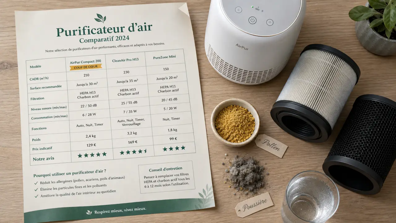 Meilleur purificateur d air contre allergies, fumée et odeurs