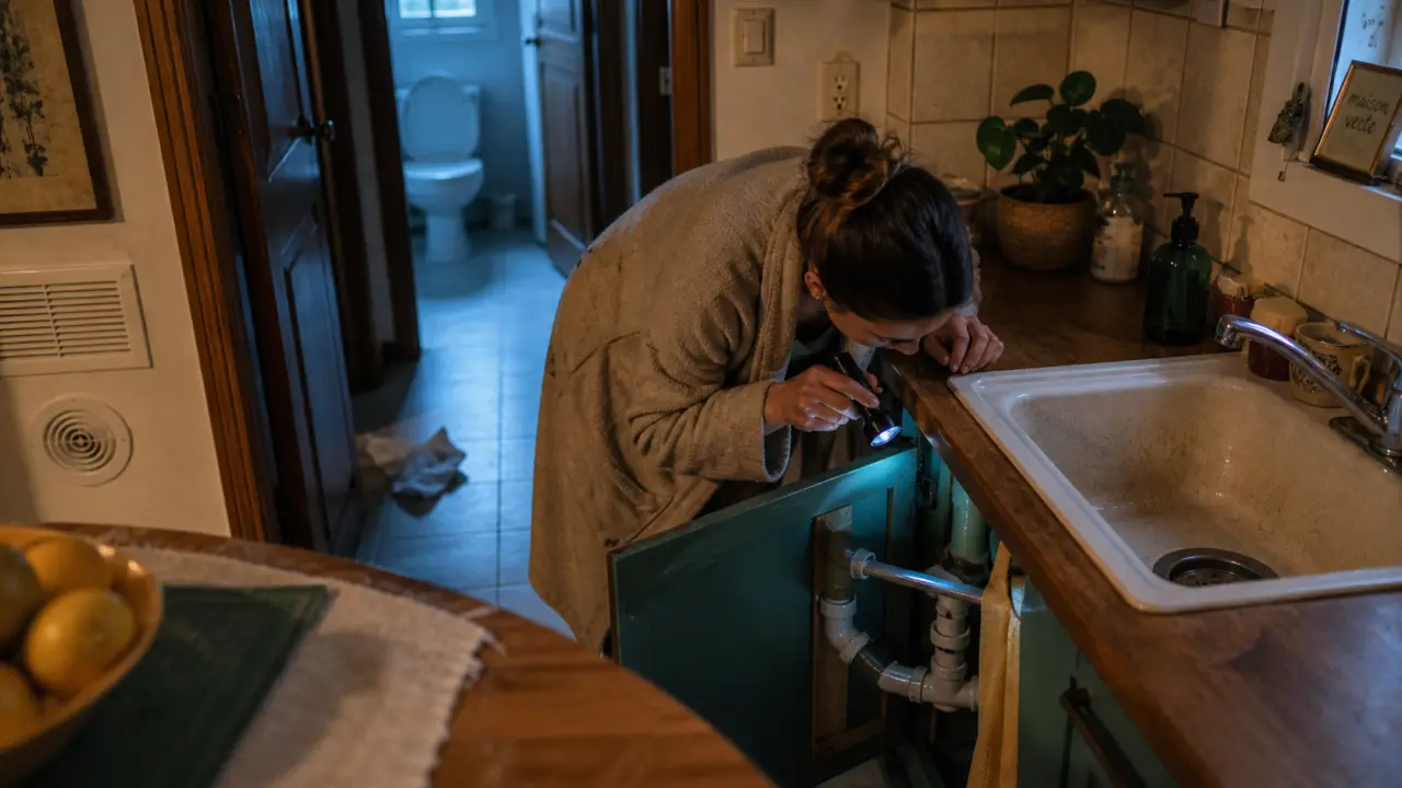 Odeur maison introuvable : siphon d’évier et VMC à vérifier