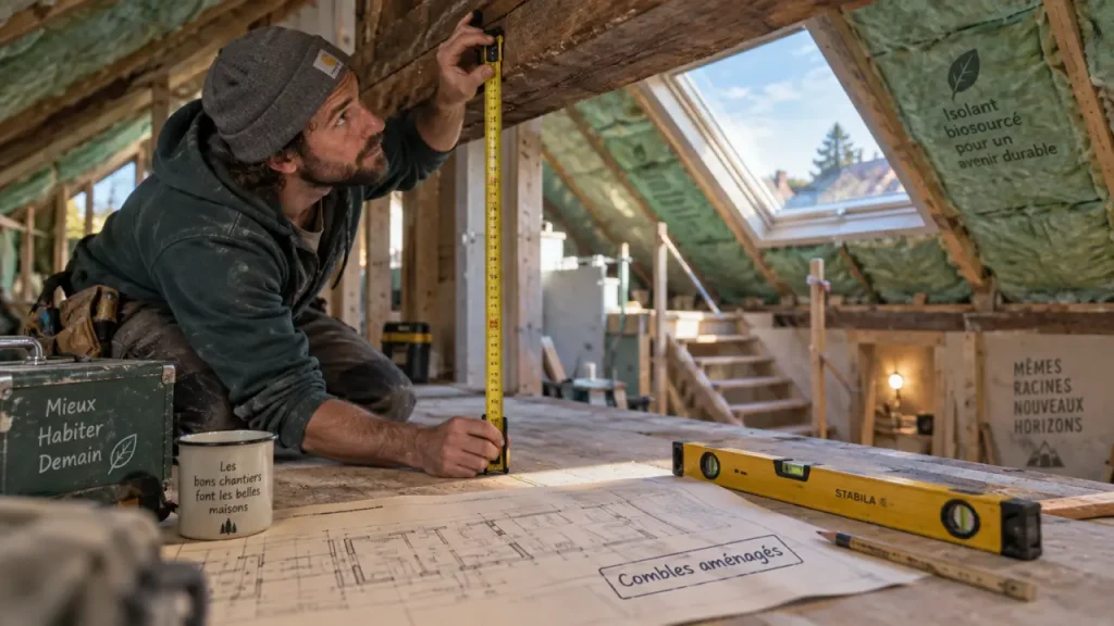 Un comble aménagé gagne en confort avec 1,80 m de hauteur, une charpente adaptée et les bonnes démarches