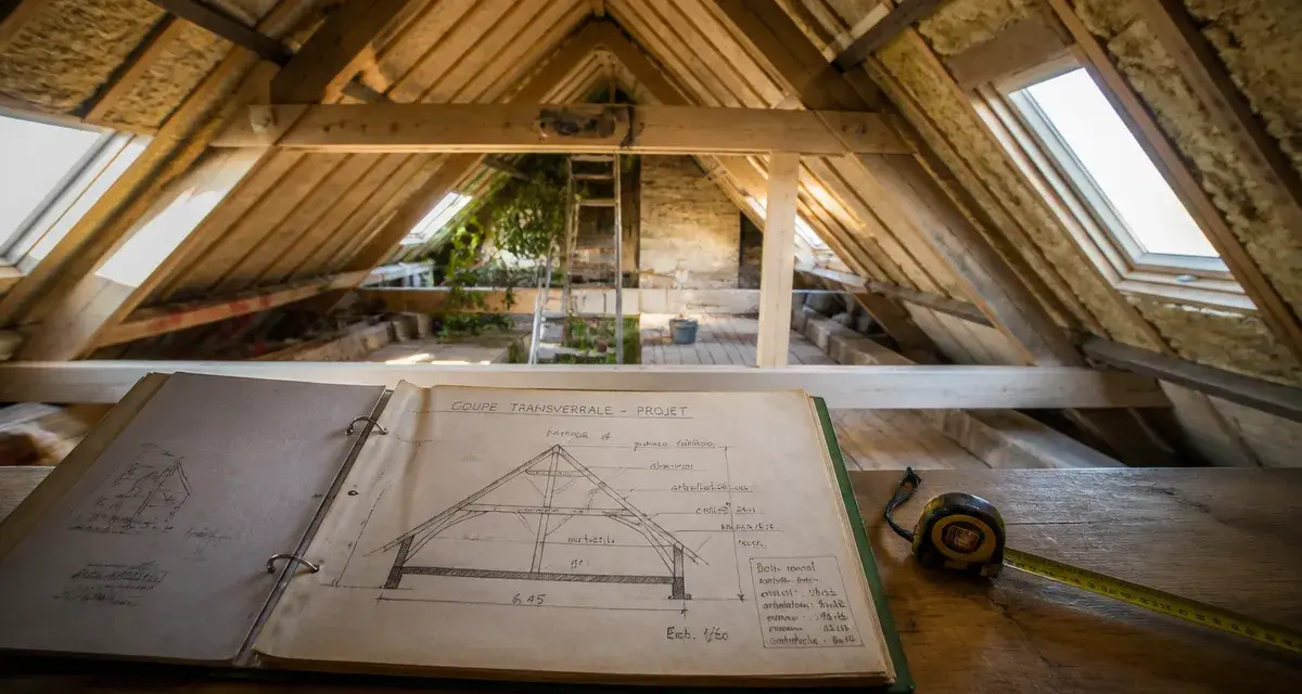 Aménager des combles : hauteur 1,80 m, mesure, charpente et isolation