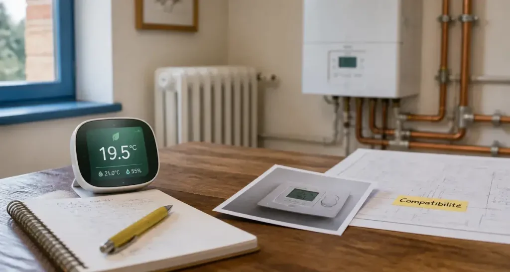 Un thermostat connecté améliore le confort, si votre chauffage est compatible