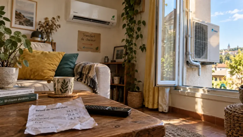 Un climatiseur refroidit l’air, réduit l’humidité et évacue la chaleur