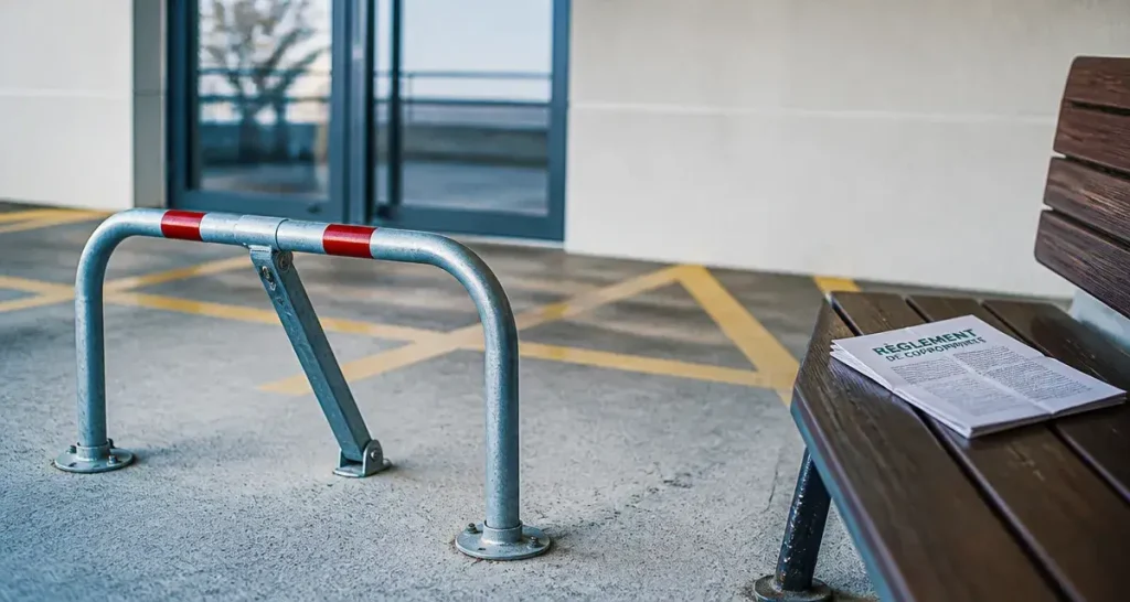 Pose d&rsquo;un arceau de parking en copropriété : règles, autorisations et coûts